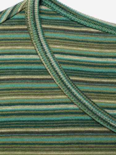 glore Nudie Jeans Jessy LS T-Shirt Striped Rib Schlussverkauf
