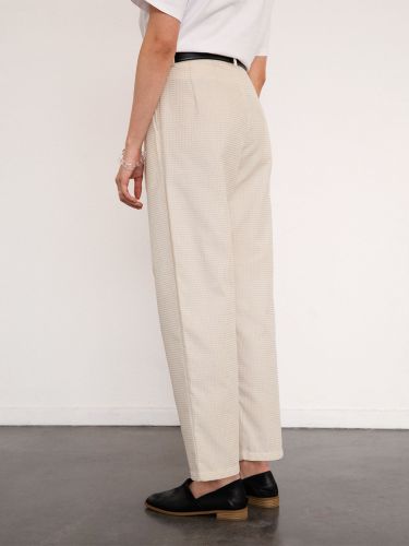 glore Rotholz Cropped Pantalone Rabatt