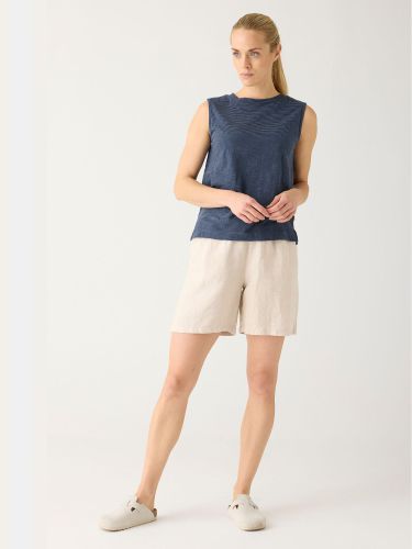 glore Knowledge Cotton Apparel POSEY wide mid-rise linen shorts Black Friday