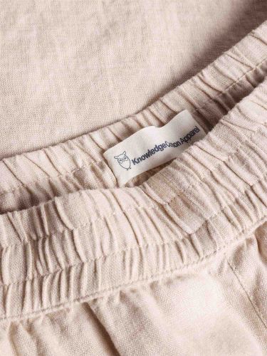 glore Knowledge Cotton Apparel POSEY wide mid-rise linen shorts Black Friday