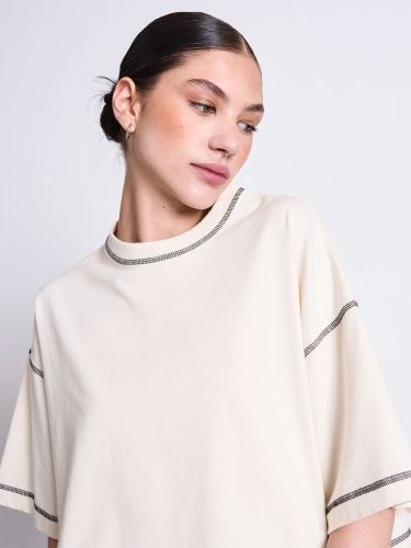 glore JAN 'N JUNE Cropped Boxy T-Shirt Blomst Vatertagsangebot