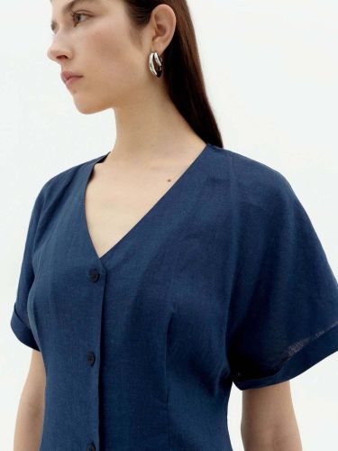 glore Thinking MU Hemp Laura Dress Auslauf