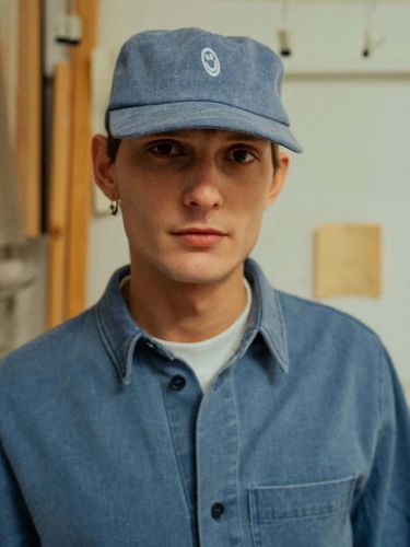 glore Rotholz Denim Floppy Cap Großer Ausverkauf