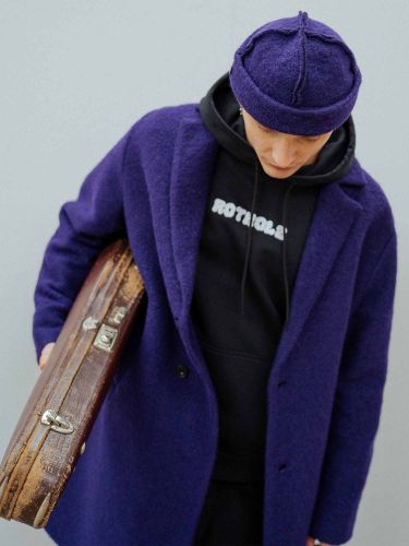 glore Rotholz Wool Formal Coat Neueste Mode
