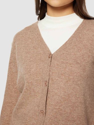 glore Knowledge Cotton Apparel Lambswool V-Neck Cardigan Räumungsverkauf