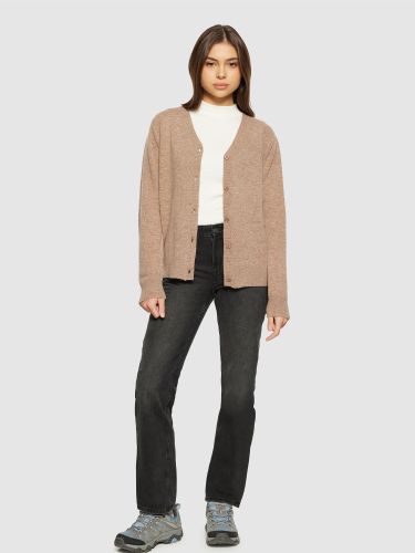 glore Knowledge Cotton Apparel Lambswool V-Neck Cardigan Räumungsverkauf