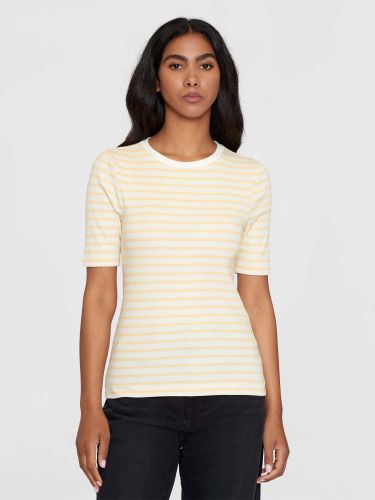 glore Knowledge Cotton Apparel Striped Rib T-Shirt