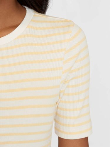 glore Knowledge Cotton Apparel Striped Rib T-Shirt Online
