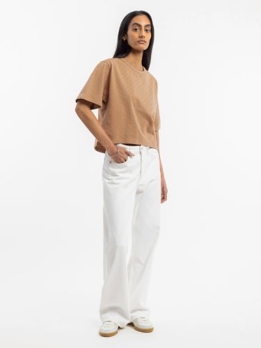 glore ROTHOLZ Cropped Tonal Check T-Shirt Angebote