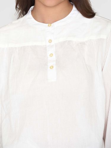 glore Knowledge Cotton Apparel A-Shape Stripe Structure Shirt Begrenztes Angebot