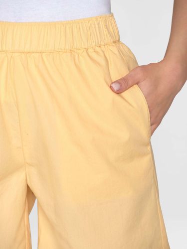glore Knowledge Cotton Apparel POSEY Wide Mid-Rise Poplin Bermuda Shorts Exklusivangebot