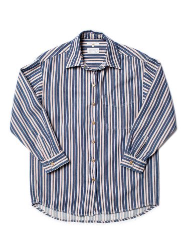 glore Nudie Jeans Mina Denim Shirt Stripe Valentinstagsangebot