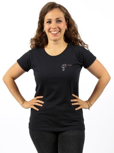 glore Kipepeo Clothing Damen T-Shirt Love You Schwarz Black Friday Preise