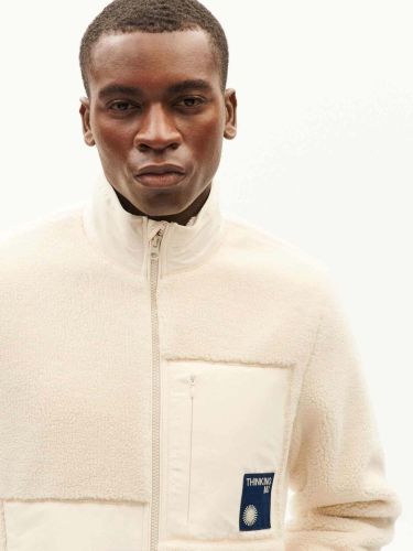 glore Thinking MU Mitchel Ecru Fleece Sweatshirt Super Sparpreis