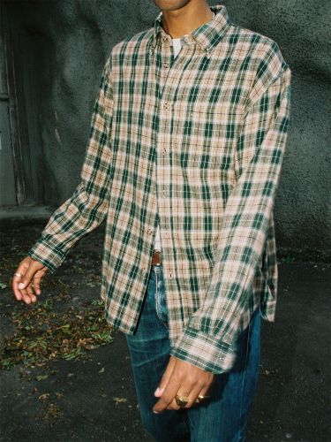 glore Nudie Jeans Julian Farmers Check Shirt Begrenzte Freigabe