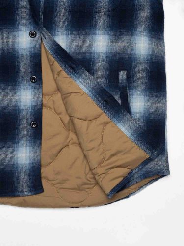glore Nudie Jeans Glenn Padded Shadow Check Shirt Fabrikverkauf