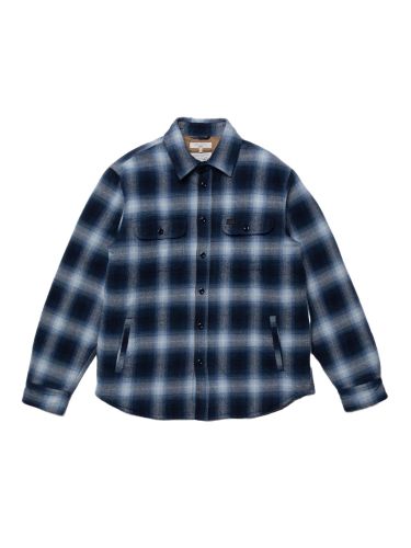 glore Nudie Jeans Glenn Padded Shadow Check Shirt Fabrikverkauf