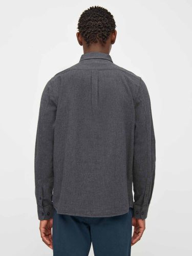 glore Knowledge Cotton Apparel Regular Fit Melangé Flannel Shirt Blitzangebot
