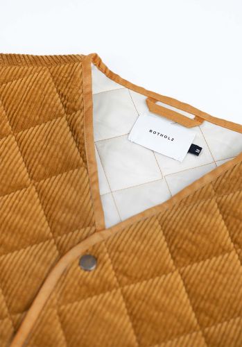 glore Rotholz Quilt Vest Sonderangebote