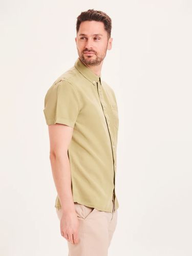 glore Knowledge Cotton Apparel LARCH Tencel garment dyed SS custom fit shirt 2025