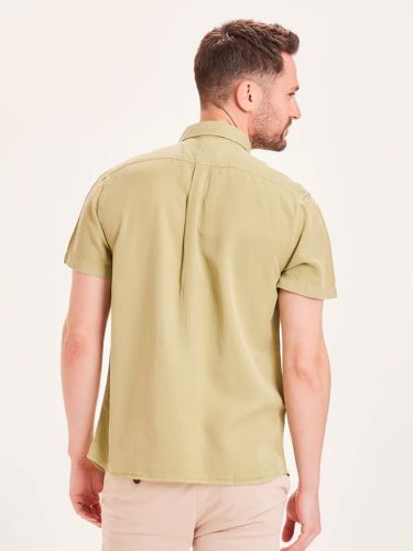 glore Knowledge Cotton Apparel LARCH Tencel garment dyed SS custom fit shirt 2025