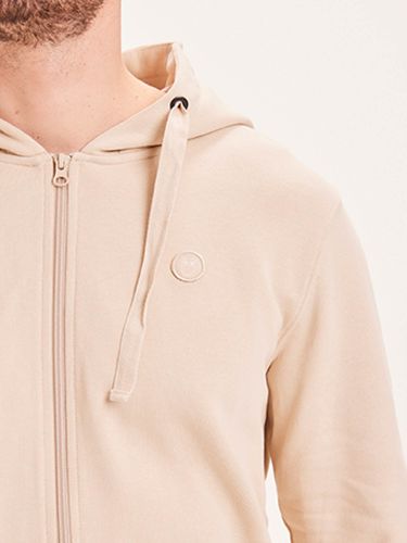 glore Knowledge Cotton Apparel Zip hood basic badge sweat im Angebot