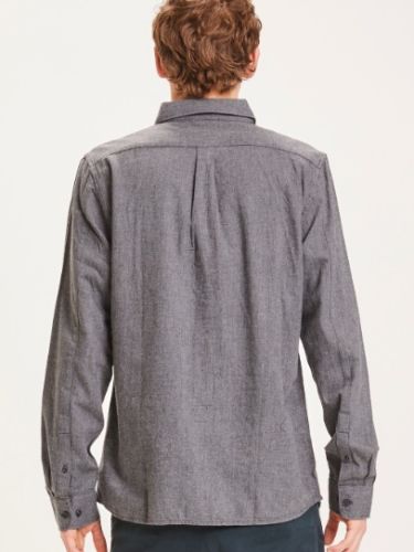 glore Knowledge Cotton Apparel ELDER Regular Fit Melange Flannel Shirt Online Shopping