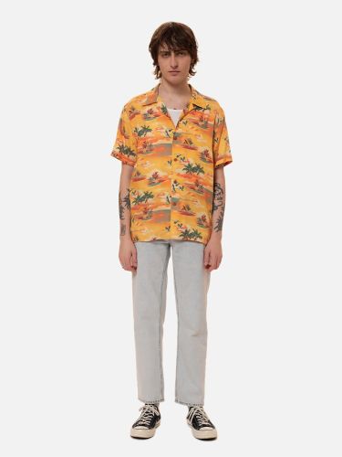 glore Nudie Jeans Arvid Hawaii Shirt Große Rabatte
