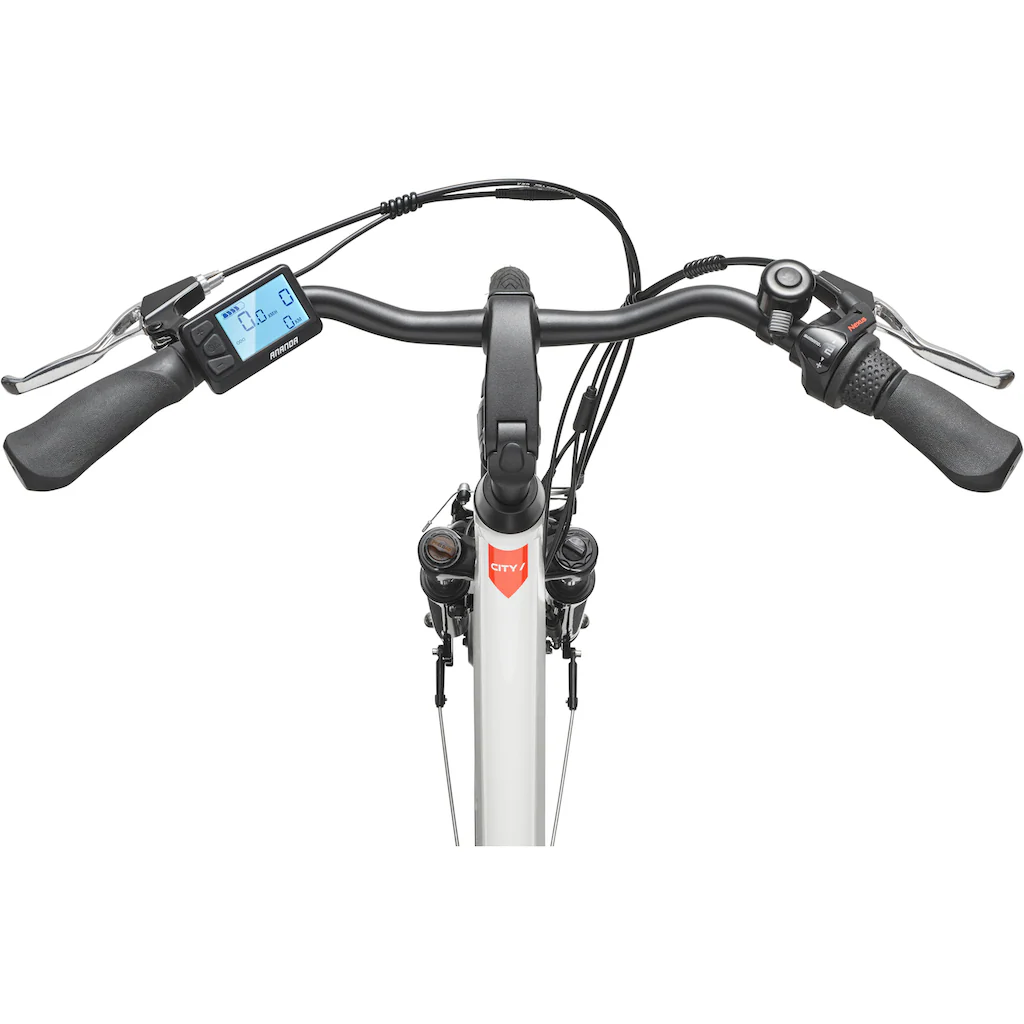 Telefunken E-Bike »Multitalent RC835« 3 Gang Shimano Frontmotor 250 W (28 Zoll Straßenzulassung ca. 100 km Reichweite) Pedelec Elektrofahrrad für Herren u. Damen tiefer Einstieg Cityrad auf Rechnung kaufen Riesige Rabatte