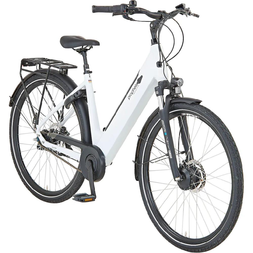 Prophete E-Bike »Geniesser 2.0« 7 Gang Shimano Nexus Frontmotor 250 W (mit integr. Rahmenschloss) Pedelec Elektrofahrrad für Damen u. Herren Cityrad auf Rechnung online kaufen Kostenloser Versand international