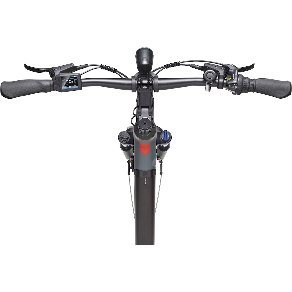 Telefunken E-Bike »SUV500« 7 Gang Shimano Mittelmotor 250 W (27 5 Zoll Straßenzulassung Scheibenbremsen) Pedelec Elektrofahrrad für Damen u. Herren Cityrad auf Rechnung Im Verkauf