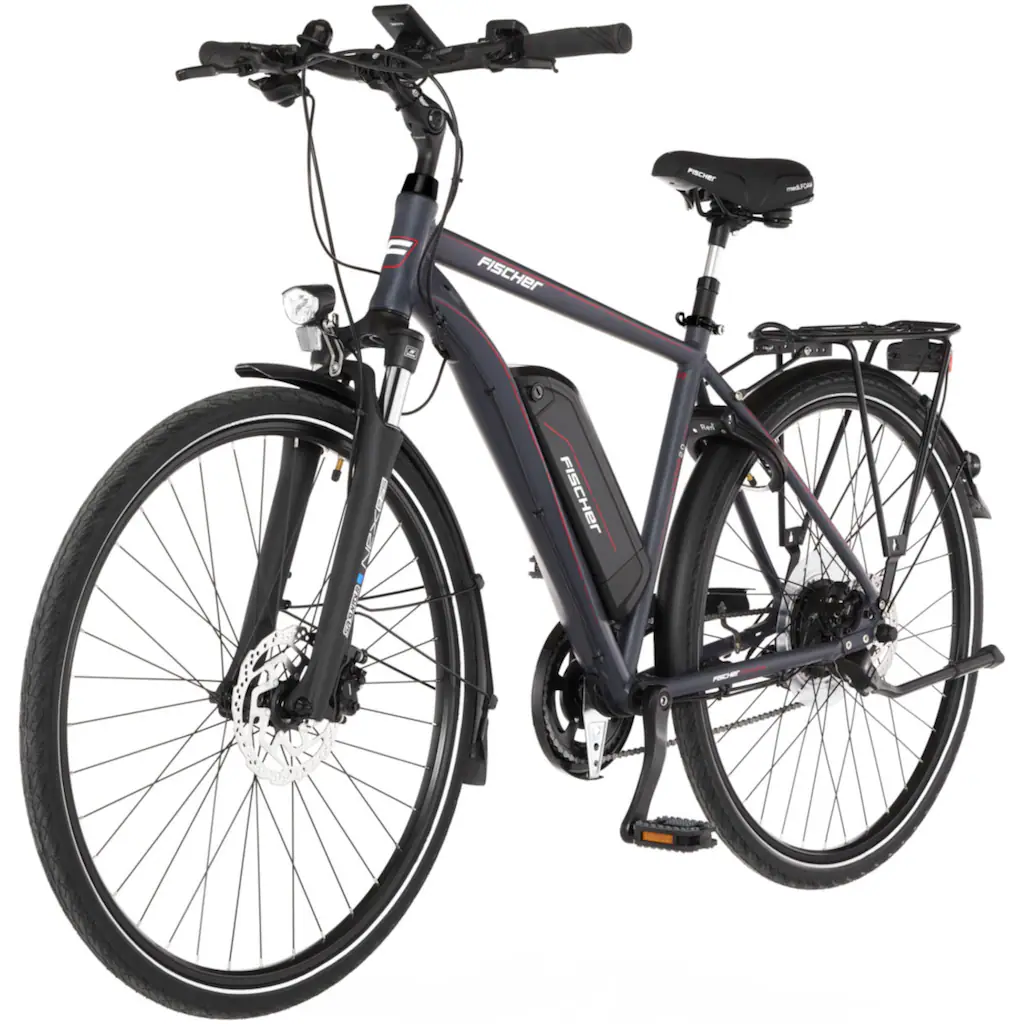 FISCHER Fahrrad E-Bike »VIATOR 2.0 Herren 422« 8 Gang Shimano Acera Pedelec Elektrofahrrad für Herren Trekkingrad zollfrei