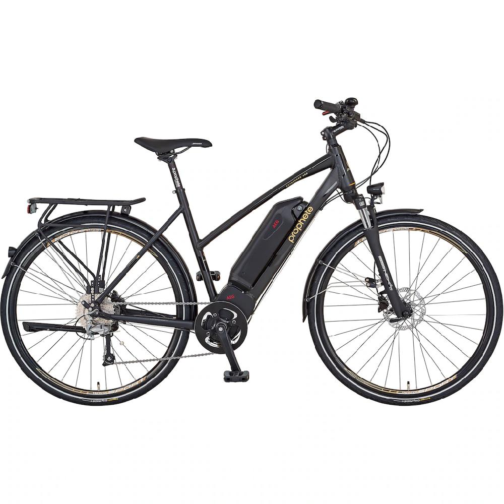 Prophete E-Bike »Entdecker eSport« 10 Gang Shimano Mittelmotor 250 W Pedelec Elektrofahrrad für Damen Trekkingrad auf Raten