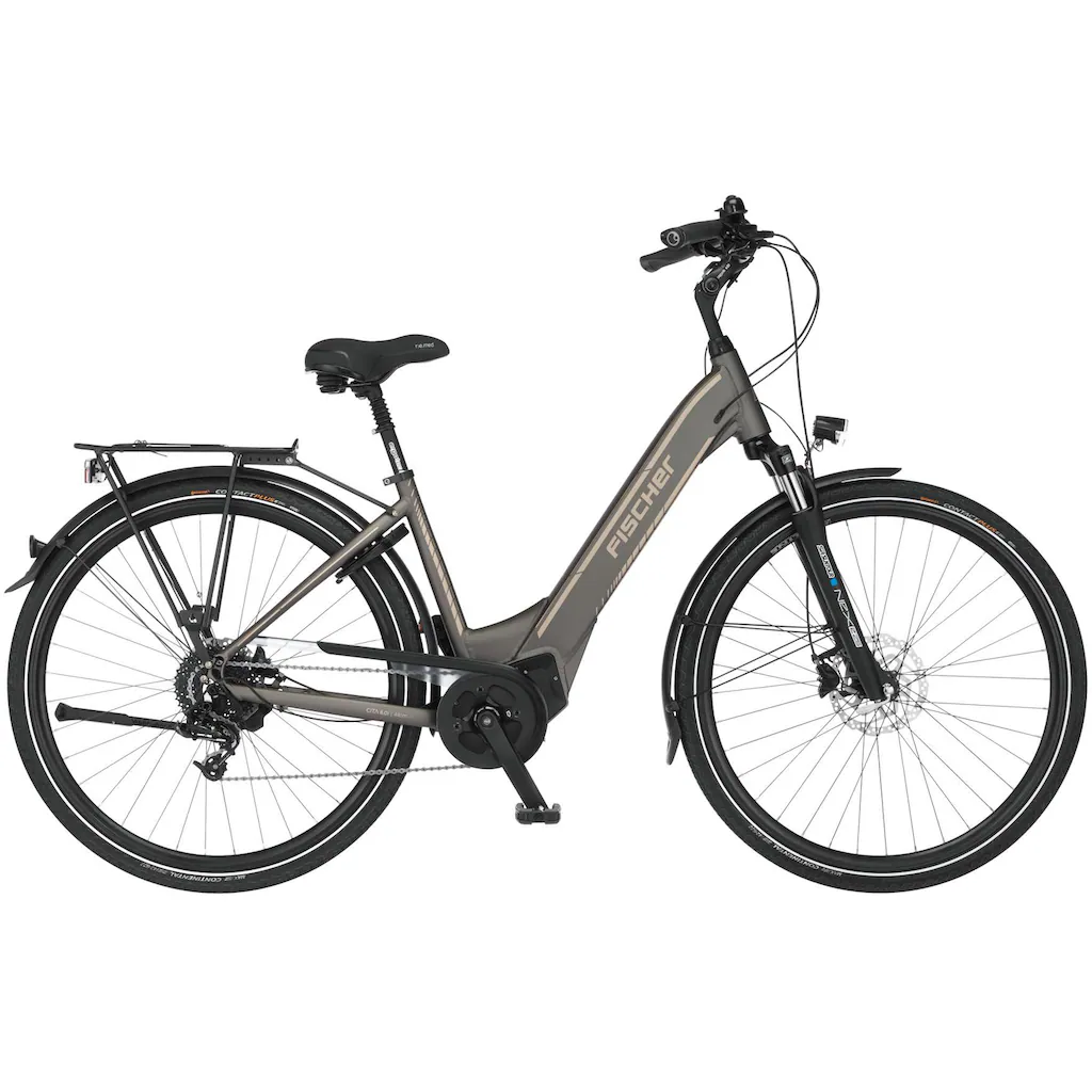 FISCHER Fahrrad E-Bike »CITA 6.0i 504« 10 Gang Pedelec Elektrofahrrad für Damen u. Herren Cityrad