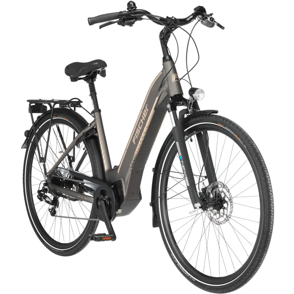 FISCHER Fahrrad E-Bike »CITA 6.0i 504« 10 Gang Pedelec Elektrofahrrad für Damen u. Herren Cityrad Online