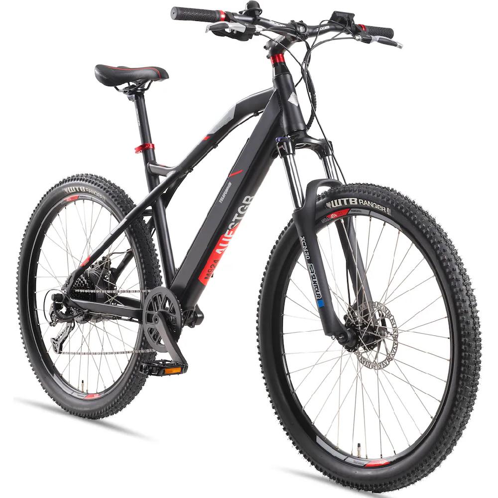 Telefunken E-Bike »Aufsteiger M924« 9 Gang Shimano Altus Heckmotor 250 W (36 V 504 Wh Akku-ca. 100 km Reichweite-Geländebike off road) Mountainbike MTB Elektrofahrrad Damen Herren 27 5 / 29 Zoll Pedelec Outlet