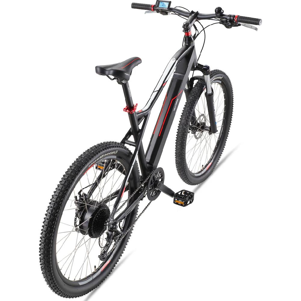Telefunken E-Bike »Aufsteiger M924« 9 Gang Shimano Altus Heckmotor 250 W (36 V 504 Wh Akku-ca. 100 km Reichweite-Geländebike off road) Mountainbike MTB Elektrofahrrad Damen Herren 27 5 / 29 Zoll Pedelec Outlet