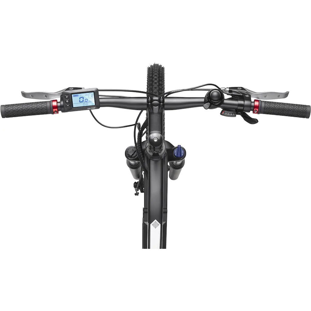 Telefunken E-Bike »Aufsteiger M924« 9 Gang Shimano Altus Heckmotor 250 W (36 V 504 Wh Akku-ca. 100 km Reichweite-Geländebike off road) Mountainbike MTB Elektrofahrrad Damen Herren 27 5 / 29 Zoll Pedelec Outlet