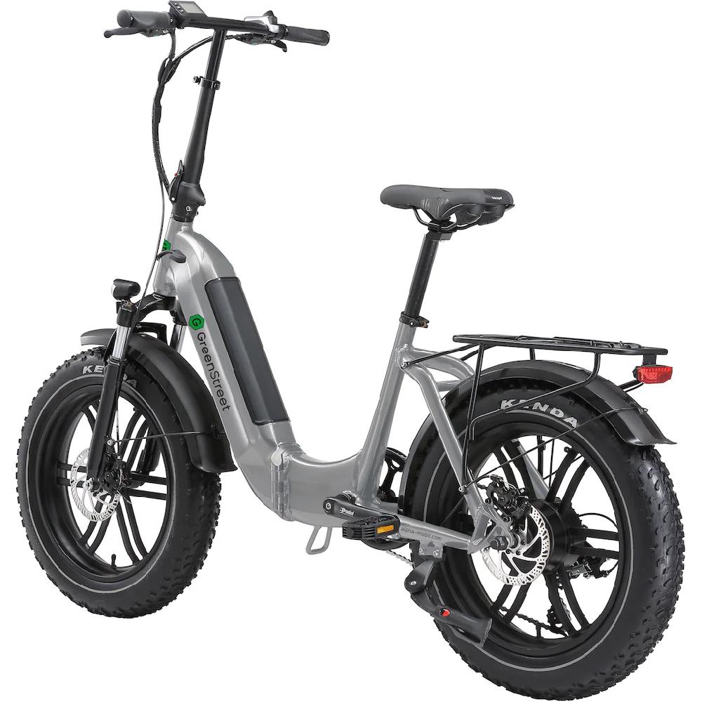 GreenStreet E-Bike »Tiefeinsteiger Klapprad GS5« 7 Gang Shimano Heckmotor 250 W (Set 2 tlg. mit Akku-Ladegeräte Fat Tires) Pedelec Elektrofahrrad für Damen u. Herren Klapprad auf Rechnung bestellen Hotsell