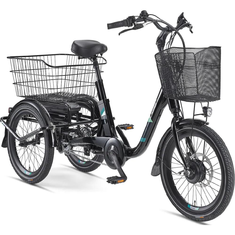 Telefunken E-Bike »TC500« 3 Gang Frontmotor 250 W Pedelec Elektrofahrrad für Damen u. Herren Dreirad auf Raten im Angebot