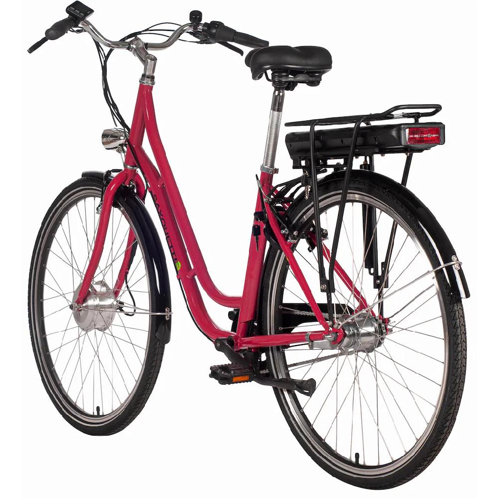 SAXONETTE E-Bike »Fashion Plus 2.0« 7 Gang Shimano Frontmotor 250 W Pedelec Elektrofahrrad für Damen u. Herren Cityrad Meist gekauft