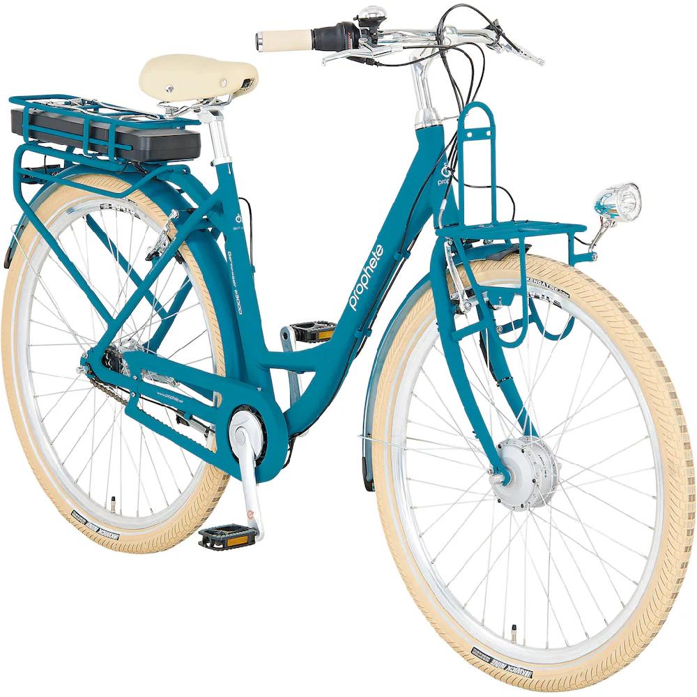 Prophete E-Bike »Geniesser e3000« 7 Gang Shimano Frontmotor 250 W Pedelec Elektrofahrrad für Damen u. Herren Cityrad auf Rechnung online bestellen Blitzverkäufe