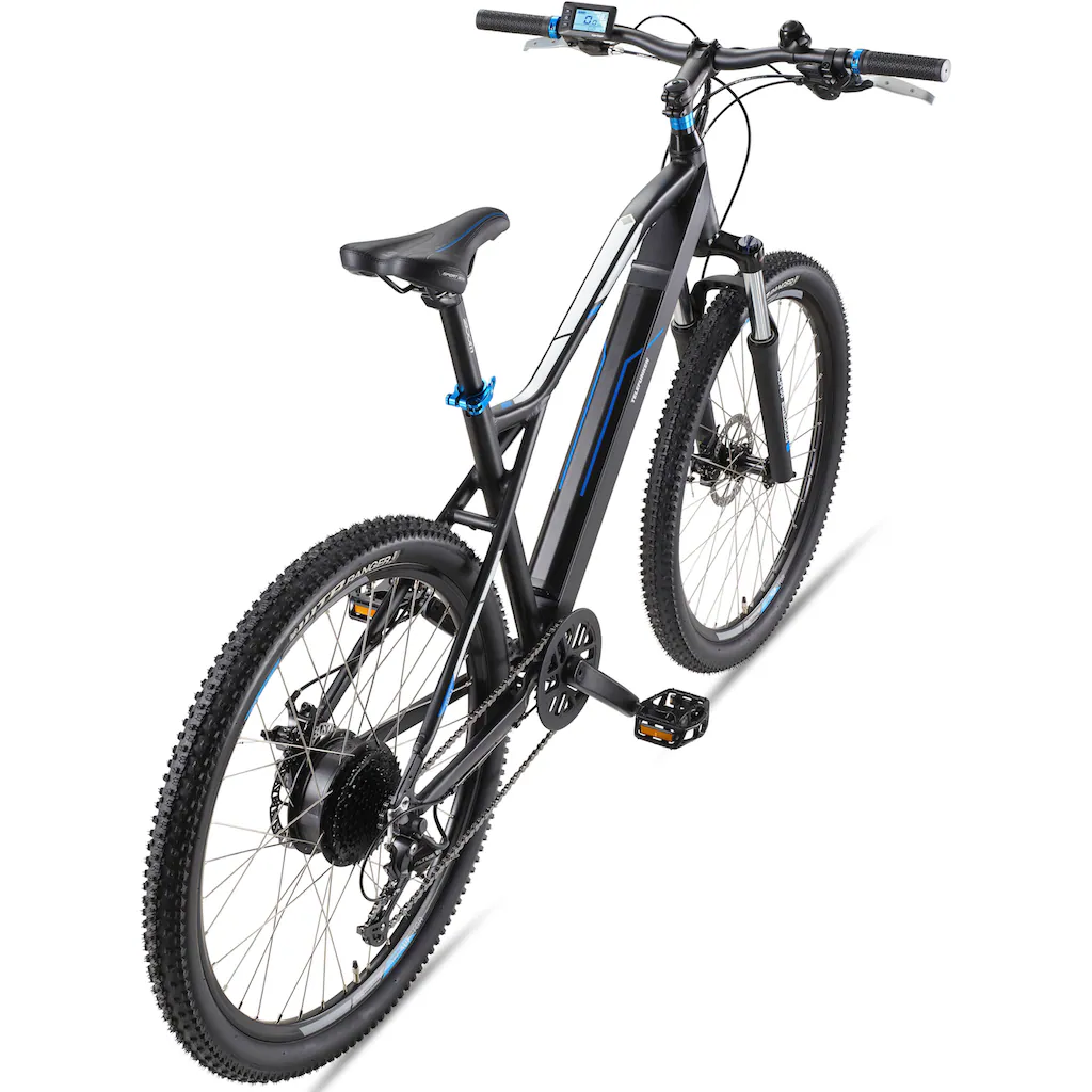 Telefunken E-Bike »Aufsteiger M924« 9 Gang Shimano Altus Heckmotor 250 W (36 V 504 Wh Akku-ca. 100 km Reichweite-Geländebike off road) Mountainbike MTB Elektrofahrrad Damen Herren 27 5 / 29 Zoll Pedelec auf Rechnung bestellen Rabatt