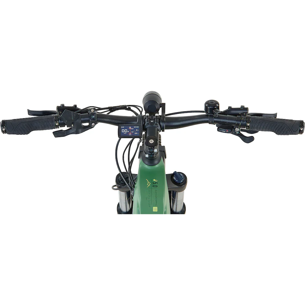Prophete E-Bike »Stack 5.0« 10 Gang Shimano Mittelmotor 250 W (Akku-Ladegerät) Pedelec Elektrofahrrad für Damen u. Herren MTB Mountainbike Flash Sale