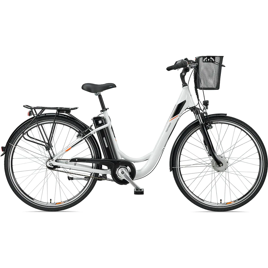 Telefunken E-Bike »Multitalent RC840« 7 Gang Shimano Nexus Frontmotor 250 W Pedelec Elektrofahrrad für Damen u. Herren Cityrad auf Rechnung online bestellen