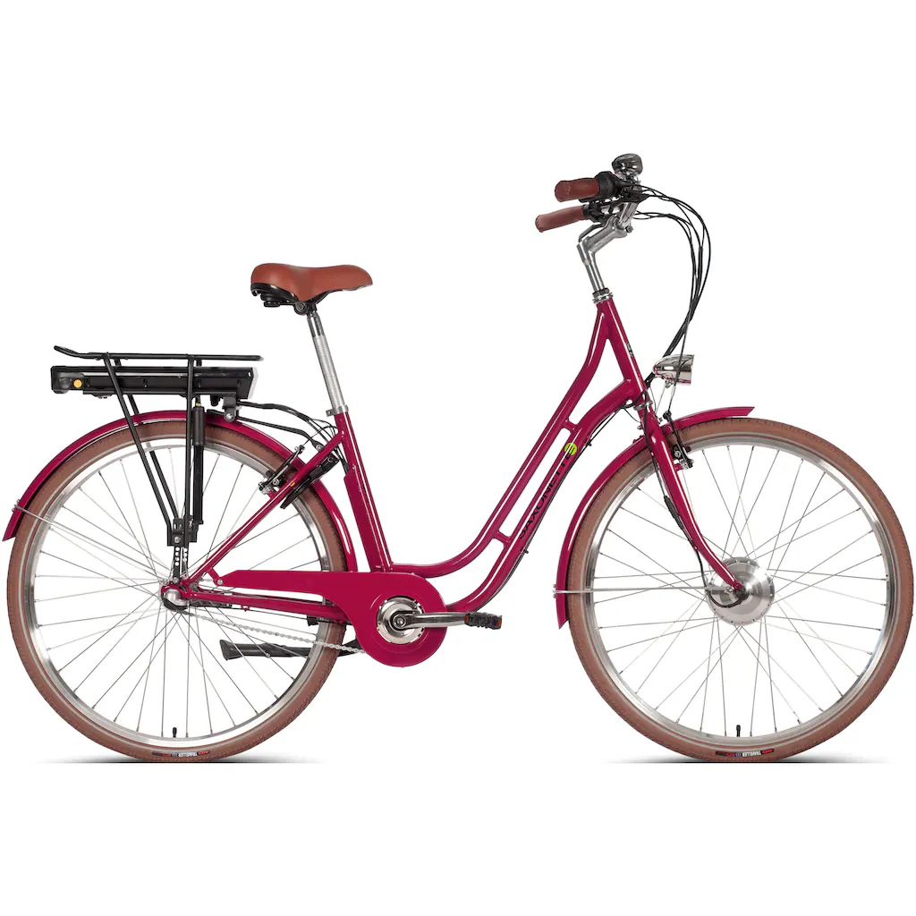 SAXONETTE E-Bike »Saxonette Style Plus 2.0« 3 Gang Frontmotor 250 W (mit Akku-Ladegerät) Pedelec Elektrofahrrad für Damen u. Herren Cityrad