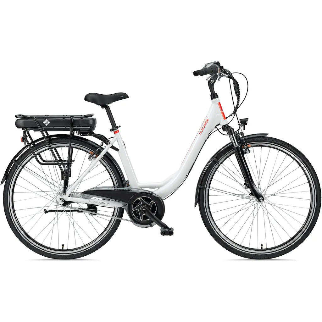 Telefunken E-Bike »Multitalent RC890« 7 Gang Shimano Nexus Mittelmotor 250 W Pedelec Elektrofahrrad für Damen u. Herren Cityrad