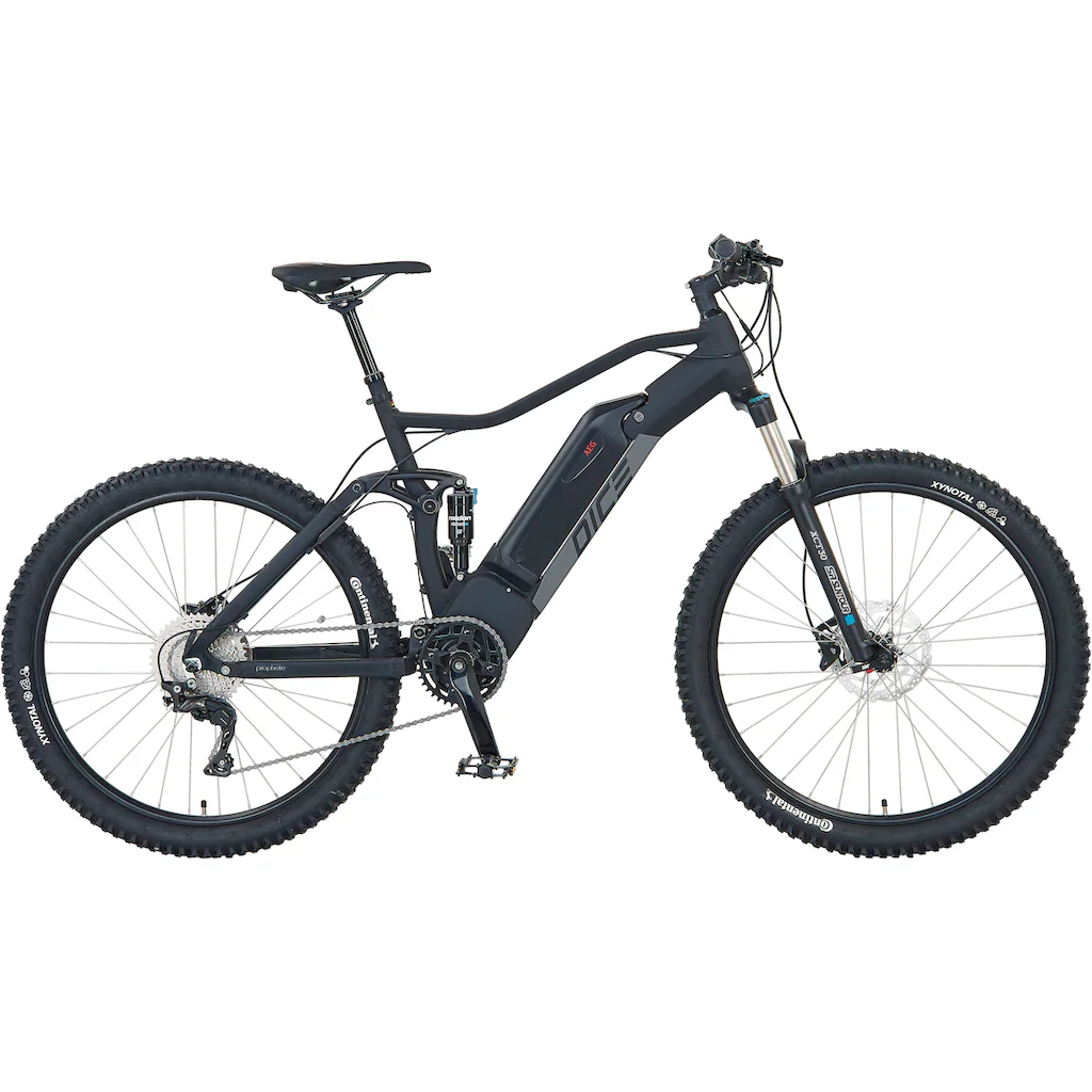 Prophete E-Bike »DICE 4.8« 10 Gang Shimano Deore XT Mittelmotor 250 W Pedelec Elektrofahrrad für Damen u. Herren MTB Mountainbike auf Raten