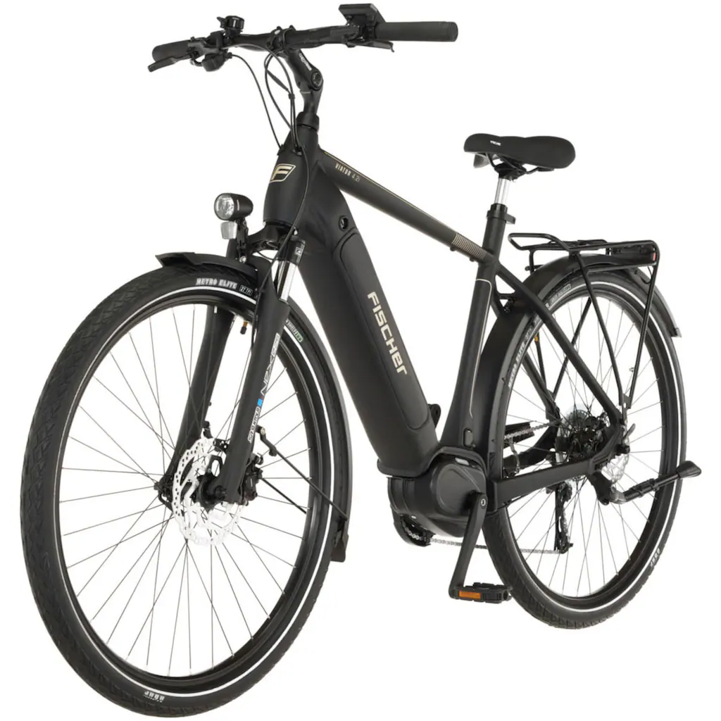 FISCHER Fahrrad E-Bike »VIATOR 4.2i« 9 Gang Shimano Acera Mittelmotor 250 W (mit Faltschloss) Pedelec Elektrofahrrad für Damen u. Herren Trekkingrad auf Rechnung kaufen Blitzangebot