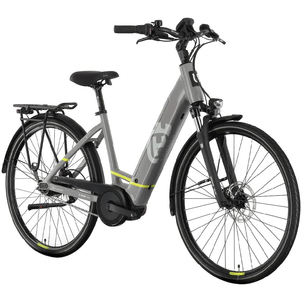 Husqvarna E-BICYCLES E-Bike »E-Citybike Towner 2« 8 Gang Shimano Nexus Mittelmotor 250 W (28 Zoll Bosch Motor Rücktritt Scheibenbremsen mit Straßenzulassung) Pedelec Elektrofahrrad für Herren u. Damen Cityrad tiefer Einstie Große Rabatte